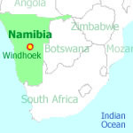 namibia map